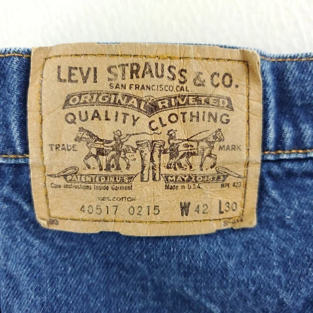Levi's 517 Jeans Orange Tab Vintage USA Bootcut Denim Men's 